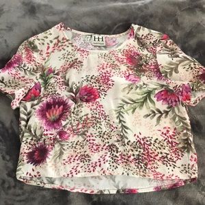 haute hippie cropped top